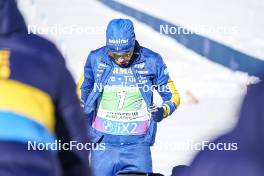 20.01.2024, Antholz, Italy (ITA): Sebastian Samuelsson (SWE) - IBU World Cup Biathlon, single mixed relay, Antholz (ITA). www.nordicfocus.com. © Thibaut/NordicFocus. Every downloaded picture is fee-liable.
