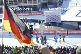 20.01.2024, Antholz, Italy (ITA): Feature: German flag - IBU World Cup Biathlon, single mixed relay, Antholz (ITA). www.nordicfocus.com. © Thibaut/NordicFocus. Every downloaded picture is fee-liable.