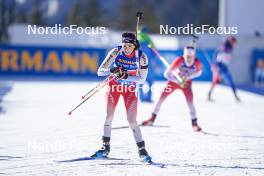 20.01.2024, Antholz, Italy (ITA): Aita Gasparin (SUI) - IBU World Cup Biathlon, single mixed relay, Antholz (ITA). www.nordicfocus.com. © Thibaut/NordicFocus. Every downloaded picture is fee-liable.