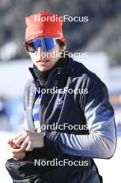 20.01.2024, Antholz, Italy (ITA): James Pacal (SUI), Campbell Wright (USA), (l-r) - IBU World Cup Biathlon, single mixed relay, Antholz (ITA). www.nordicfocus.com. © Manzoni/NordicFocus. Every downloaded picture is fee-liable.