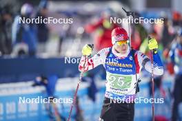 20.01.2024, Antholz, Italy (ITA): Kresimir Crnkovic (CRO) - IBU World Cup Biathlon, single mixed relay, Antholz (ITA). www.nordicfocus.com. © Thibaut/NordicFocus. Every downloaded picture is fee-liable.
