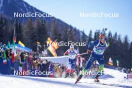 20.01.2024, Antholz, Italy (ITA): Miha Dovzan (SLO) - IBU World Cup Biathlon, single mixed relay, Antholz (ITA). www.nordicfocus.com. © Thibaut/NordicFocus. Every downloaded picture is fee-liable.