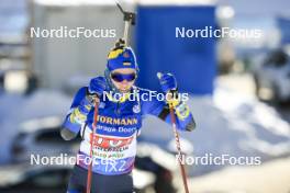 20.01.2024, Antholz, Italy (ITA): Khrystyna Dmytrenko (UKR) - IBU World Cup Biathlon, single mixed relay, Antholz (ITA). www.nordicfocus.com. © Manzoni/NordicFocus. Every downloaded picture is fee-liable.