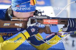 20.01.2024, Antholz, Italy (ITA): Sebastian Samuelsson (SWE) - IBU World Cup Biathlon, single mixed relay, Antholz (ITA). www.nordicfocus.com. © Thibaut/NordicFocus. Every downloaded picture is fee-liable.