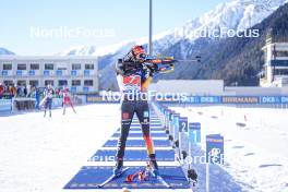 20.01.2024, Antholz, Italy (ITA): Vanessa Voigt (GER) - IBU World Cup Biathlon, single mixed relay, Antholz (ITA). www.nordicfocus.com. © Thibaut/NordicFocus. Every downloaded picture is fee-liable.