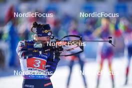 20.01.2024, Antholz, Italy (ITA): Julia Simon (FRA) - IBU World Cup Biathlon, single mixed relay, Antholz (ITA). www.nordicfocus.com. © Thibaut/NordicFocus. Every downloaded picture is fee-liable.