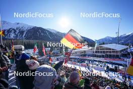 20.01.2024, Antholz, Italy (ITA): Feature: Track atmosphere  - IBU World Cup Biathlon, single mixed relay, Antholz (ITA). www.nordicfocus.com. © Thibaut/NordicFocus. Every downloaded picture is fee-liable.