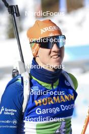 20.01.2024, Antholz, Italy (ITA): Miha Dovzan (SLO) - IBU World Cup Biathlon, single mixed relay, Antholz (ITA). www.nordicfocus.com. © Manzoni/NordicFocus. Every downloaded picture is fee-liable.