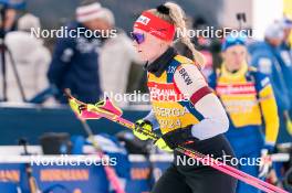 17.01.2024, Antholz, Italy (ITA): Amy Baserga (SUI) - IBU World Cup Biathlon, training, Antholz (ITA). www.nordicfocus.com. © Thibaut/NordicFocus. Every downloaded picture is fee-liable.