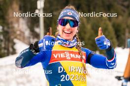 17.01.2024, Antholz, Italy (ITA): Deedra Irwin (USA) - IBU World Cup Biathlon, training, Antholz (ITA). www.nordicfocus.com. © Thibaut/NordicFocus. Every downloaded picture is fee-liable.