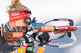 17.01.2024, Antholz, Italy (ITA): Selina Grotian (GER) - IBU World Cup Biathlon, training, Antholz (ITA). www.nordicfocus.com. © Thibaut/NordicFocus. Every downloaded picture is fee-liable.