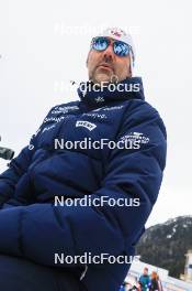 17.01.2024, Antholz, Italy (ITA): Siegfried Mazet (FRA) coach team Norway - IBU World Cup Biathlon, training, Antholz (ITA). www.nordicfocus.com. © Manzoni/NordicFocus. Every downloaded picture is fee-liable.