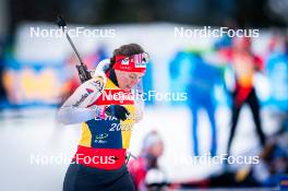 17.01.2024, Antholz, Italy (ITA): Lena Haecki Gross (SUI) - IBU World Cup Biathlon, training, Antholz (ITA). www.nordicfocus.com. © Thibaut/NordicFocus. Every downloaded picture is fee-liable.