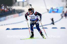 01.03.2024, Oslo, Norway (NOR): Oscar Lombardot (FRA) - IBU World Cup Biathlon, individual men, Oslo (NOR). www.nordicfocus.com. © Manzoni/NordicFocus. Every downloaded picture is fee-liable.