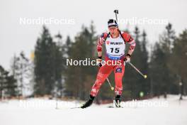 01.03.2024, Oslo, Norway (NOR): David Komatz (AUT) - IBU World Cup Biathlon, individual men, Oslo (NOR). www.nordicfocus.com. © Manzoni/NordicFocus. Every downloaded picture is fee-liable.