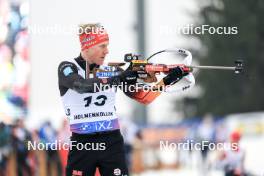 01.03.2024, Oslo, Norway (NOR): Roman Rees (GER) - IBU World Cup Biathlon, individual men, Oslo (NOR). www.nordicfocus.com. © Manzoni/NordicFocus. Every downloaded picture is fee-liable.