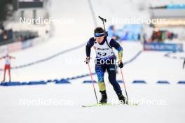01.03.2024, Oslo, Norway (NOR): Nikita Akimov (KAZ) - IBU World Cup Biathlon, individual men, Oslo (NOR). www.nordicfocus.com. © Manzoni/NordicFocus. Every downloaded picture is fee-liable.