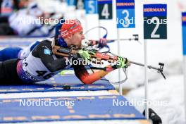 01.03.2024, Oslo, Norway (NOR): Johannes Kuehn (GER) - IBU World Cup Biathlon, individual men, Oslo (NOR). www.nordicfocus.com. © Manzoni/NordicFocus. Every downloaded picture is fee-liable.
