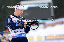01.03.2024, Oslo, Norway (NOR): Fabien Claude (FRA) - IBU World Cup Biathlon, individual men, Oslo (NOR). www.nordicfocus.com. © Manzoni/NordicFocus. Every downloaded picture is fee-liable.