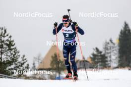 01.03.2024, Oslo, Norway (NOR): Tommaso Giacomel (ITA) - IBU World Cup Biathlon, individual men, Oslo (NOR). www.nordicfocus.com. © Manzoni/NordicFocus. Every downloaded picture is fee-liable.