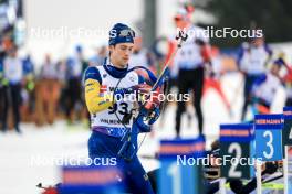 01.03.2024, Oslo, Norway (NOR): Anton Ivarsson (SWE) - IBU World Cup Biathlon, individual men, Oslo (NOR). www.nordicfocus.com. © Manzoni/NordicFocus. Every downloaded picture is fee-liable.