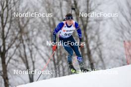 01.03.2024, Oslo, Norway (NOR): Sean Doherty (USA) - IBU World Cup Biathlon, individual men, Oslo (NOR). www.nordicfocus.com. © Manzoni/NordicFocus. Every downloaded picture is fee-liable.