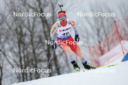 01.03.2024, Oslo, Norway (NOR): Joscha Burkhalter (SUI) - IBU World Cup Biathlon, individual men, Oslo (NOR). www.nordicfocus.com. © Manzoni/NordicFocus. Every downloaded picture is fee-liable.