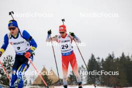 01.03.2024, Oslo, Norway (NOR): Sebastian Stalder (SUI) - IBU World Cup Biathlon, individual men, Oslo (NOR). www.nordicfocus.com. © Manzoni/NordicFocus. Every downloaded picture is fee-liable.