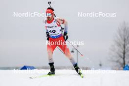 01.03.2024, Oslo, Norway (NOR): Joscha Burkhalter (SUI) - IBU World Cup Biathlon, individual men, Oslo (NOR). www.nordicfocus.com. © Manzoni/NordicFocus. Every downloaded picture is fee-liable.