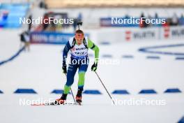 01.03.2024, Oslo, Norway (NOR): Anton Vidmar (SLO) - IBU World Cup Biathlon, individual men, Oslo (NOR). www.nordicfocus.com. © Manzoni/NordicFocus. Every downloaded picture is fee-liable.