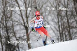 01.03.2024, Oslo, Norway (NOR): Sebastian Stalder (SUI) - IBU World Cup Biathlon, individual men, Oslo (NOR). www.nordicfocus.com. © Manzoni/NordicFocus. Every downloaded picture is fee-liable.