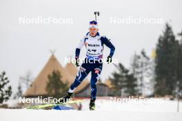 01.03.2024, Oslo, Norway (NOR): Otto Invenius (FIN) - IBU World Cup Biathlon, individual men, Oslo (NOR). www.nordicfocus.com. © Manzoni/NordicFocus. Every downloaded picture is fee-liable.