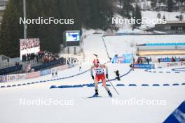 01.03.2024, Oslo, Norway (NOR): Gion Stalder (SUI) - IBU World Cup Biathlon, individual men, Oslo (NOR). www.nordicfocus.com. © Manzoni/NordicFocus. Every downloaded picture is fee-liable.