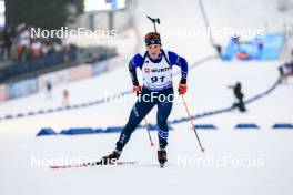01.03.2024, Oslo, Norway (NOR): Vincent Bonacci (USA) - IBU World Cup Biathlon, individual men, Oslo (NOR). www.nordicfocus.com. © Manzoni/NordicFocus. Every downloaded picture is fee-liable.