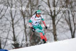 01.03.2024, Oslo, Norway (NOR): Vladimir Iliev (BUL) - IBU World Cup Biathlon, individual men, Oslo (NOR). www.nordicfocus.com. © Manzoni/NordicFocus. Every downloaded picture is fee-liable.