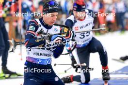 01.03.2024, Oslo, Norway (NOR): Quentin Fillon Maillet (FRA) - IBU World Cup Biathlon, individual men, Oslo (NOR). www.nordicfocus.com. © Manzoni/NordicFocus. Every downloaded picture is fee-liable.