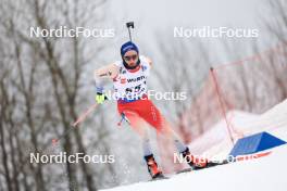 01.03.2024, Oslo, Norway (NOR): Jeremy Finello (SUI) - IBU World Cup Biathlon, individual men, Oslo (NOR). www.nordicfocus.com. © Manzoni/NordicFocus. Every downloaded picture is fee-liable.