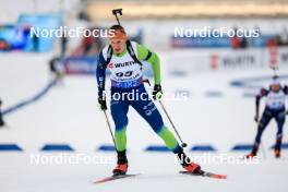 01.03.2024, Oslo, Norway (NOR): Anton Vidmar (SLO) - IBU World Cup Biathlon, individual men, Oslo (NOR). www.nordicfocus.com. © Manzoni/NordicFocus. Every downloaded picture is fee-liable.