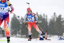 01.03.2024, Oslo, Norway (NOR): Lea Meier (SUI) - IBU World Cup Biathlon, individual women, Oslo (NOR). www.nordicfocus.com. © Manzoni/NordicFocus. Every downloaded picture is fee-liable.
