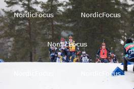 02.03.2024, Oslo, Norway (NOR): Tarjei Boe (NOR), Vetle Sjaastad Christiansen (NOR), Johannes Thingnes Boe (NOR), (l-r) - IBU World Cup Biathlon, mass men, Oslo (NOR). www.nordicfocus.com. © Manzoni/NordicFocus. Every downloaded picture is fee-liable.