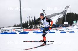 02.03.2024, Oslo, Norway (NOR): Justus Strelow (GER) - IBU World Cup Biathlon, mass men, Oslo (NOR). www.nordicfocus.com. © Manzoni/NordicFocus. Every downloaded picture is fee-liable.