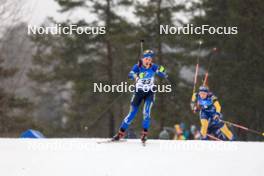 02.03.2024, Oslo, Norway (NOR): Anastasiya Merkushyna (UKR) - IBU World Cup Biathlon, mass women, Oslo (NOR). www.nordicfocus.com. © Manzoni/NordicFocus. Every downloaded picture is fee-liable.