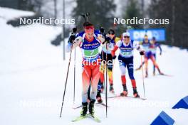 03.03.2024, Oslo, Norway (NOR): Niklas Hartweg (SUI) - IBU World Cup Biathlon, single mixed relay, Oslo (NOR). www.nordicfocus.com. © Manzoni/NordicFocus. Every downloaded picture is fee-liable.