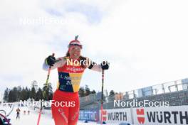 28.02.2024, Oslo, Norway (NOR): Lena Haecki Gross (SUI) - IBU World Cup Biathlon, training, Oslo (NOR). www.nordicfocus.com. © Manzoni/NordicFocus. Every downloaded picture is fee-liable.