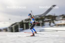 28.02.2024, Oslo, Norway (NOR): Tuuli Tomingas (EST) - IBU World Cup Biathlon, training, Oslo (NOR). www.nordicfocus.com. © Manzoni/NordicFocus. Every downloaded picture is fee-liable.