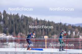 28.02.2024, Oslo, Norway (NOR): Didier Bionaz (ITA) - IBU World Cup Biathlon, training, Oslo (NOR). www.nordicfocus.com. © Manzoni/NordicFocus. Every downloaded picture is fee-liable.
