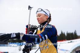 28.02.2024, Oslo, Norway (NOR): Jeanne Richard (FRA) - IBU World Cup Biathlon, training, Oslo (NOR). www.nordicfocus.com. © Manzoni/NordicFocus. Every downloaded picture is fee-liable.
