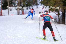 28.02.2024, Oslo, Norway (NOR): Andrejs Rastorgujevs (LAT) - IBU World Cup Biathlon, training, Oslo (NOR). www.nordicfocus.com. © Manzoni/NordicFocus. Every downloaded picture is fee-liable.