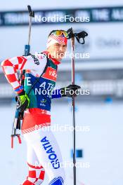 28.02.2024, Oslo, Norway (NOR): Kresimir Crnkovic (CRO) - IBU World Cup Biathlon, training, Oslo (NOR). www.nordicfocus.com. © Manzoni/NordicFocus. Every downloaded picture is fee-liable.