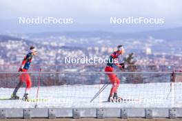 28.02.2024, Oslo, Norway (NOR): Simon Eder (AUT) - IBU World Cup Biathlon, training, Oslo (NOR). www.nordicfocus.com. © Manzoni/NordicFocus. Every downloaded picture is fee-liable.